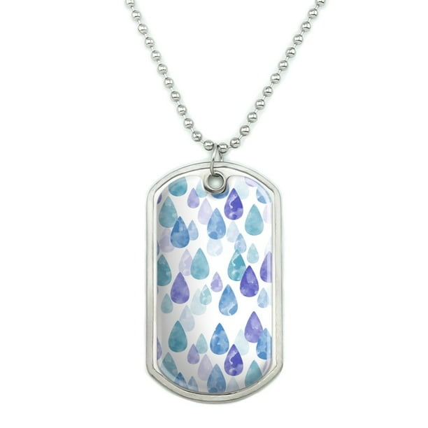 18-32/' Fashion Army card dog tag Stainless Steel 3mm Rolo Chain Pendant Necklace